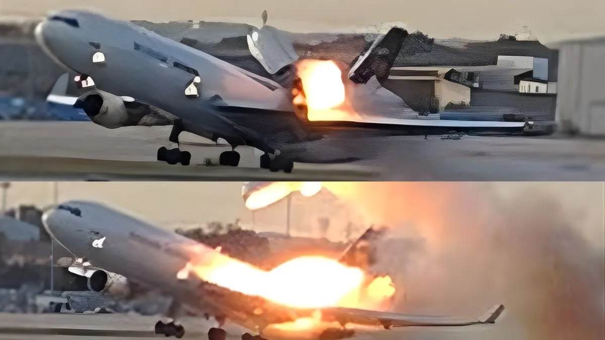 ਅੱਗ ਦੀਆਂ ਲਪਟਾਂ ਨਾਲ ਹਵਾ 'ਚ ਉੱਡਦਾ ਜਹਾਜ਼... ਅਮਰੀਕੀ UPS MD-11 ਜਹਾਜ਼ ਕ੍ਰੈਸ਼ ਦਾ ਖ਼ੌਫਨਾਕ ਵੀਡੀਓ ਆਇਆ ਸਾਹਮਣੇ