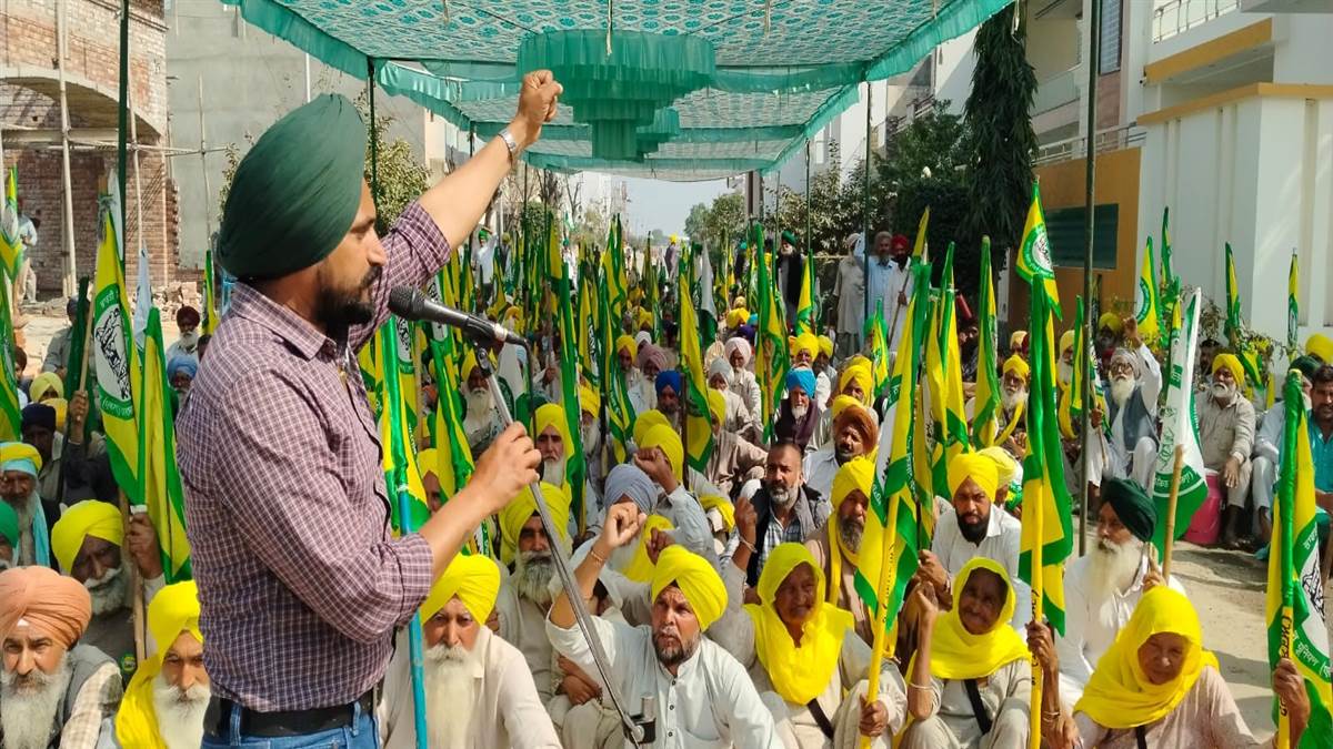 ਐੱਸਕੇਐੱਮ ਮਾਨਸਾ ਵੱਲੋਂ ਵਿਧਾਇਕ ਬਣਾਂਵਾਲੀ ਦੀ ਰਿਹਾਇਸ਼ ਦਾ ਘਿਰਾਓ