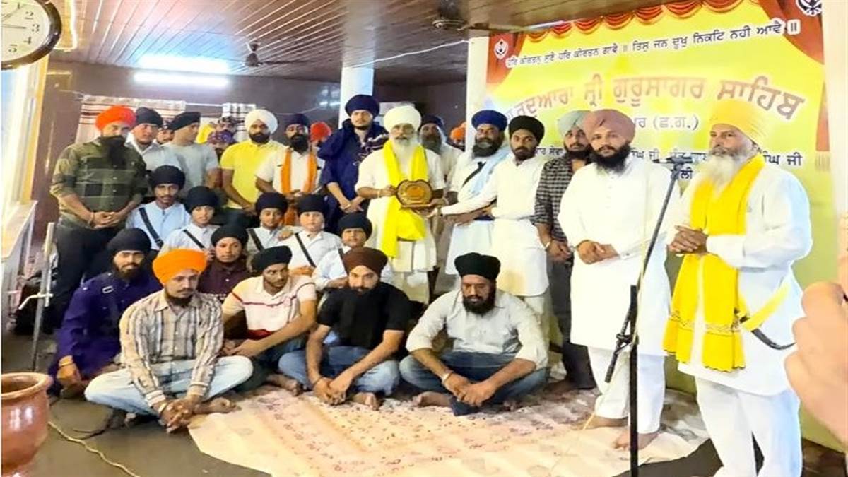 ਗੁਰਦੁਆਰਾ ਗੁਰਸਾਗਰ ਸਾਹਿਬ ’ਚ ਨੌਜਵਾਨ ਸਭਾ ਨੇ ਕੀਤਾ ਸੰਤ ਬਾਬਾ ਸੁੱਖਾ ਸਿੰਘ ਦਾ ਸਨਮਾਨ