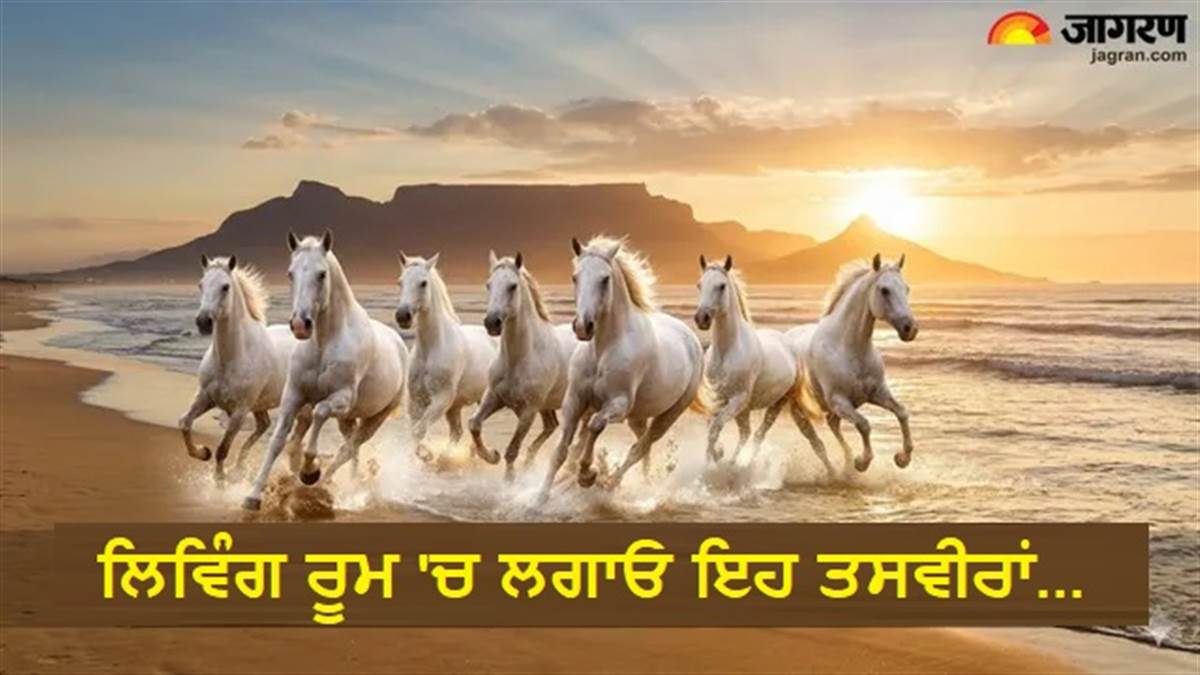 Vastu Tips : ਦੌੜਦੇ ਘੋੜੇ ਤੇ ਵਗਦਾ ਪਾਣੀ, ਘਰ ਦੀ ਪੌਜ਼ੀਟਿਵਿਟੀ ਵਧਾਉਣ ਲਈ ਬੈਸਟ ਹਨ ਇਹ ਤਸਵੀਰਾਂ
