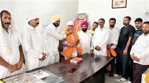 ਬ੍ਰਾਹਮਣ ਵੈਲਫੇਅਰ ਬੋਰਡ ਦੇ ਨਵੇਂ ਚੇਅਰਮੈਨ ਦਾ ਸਨਮਾਨ