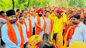 ਸ਼੍ਰੀ ਰਾਮ ਸੇਵਾ ਕਮੇਟੀ ਵੱਲੋਂ ਕਲਸ਼ ਯਾਤਰਾ ਕੱਢੀ