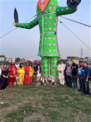 ਸ਼੍ਰੀ ਰਾਮ ਲੀਲ੍ਹਾ ਉੱਤਸਵ ਕਲੱਬ ਵੱਲੋਂ ਧੂਮਧਾਮ ਨਾਲ ਮਨਾਇਆ ਦੁਸਹਿਰਾ