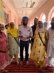 ਰਘਵੀਰ ਸਿੰਘ ਗੋਪਾਲਪੁਰ ਵੱਲੋਂ ਸੰਗਤਾਂ ਦੇ ਤੀਰਥ ਯਾਤਰੀਆਂ ਦੇ ਡਰਾਅ ਕੱਢੇ