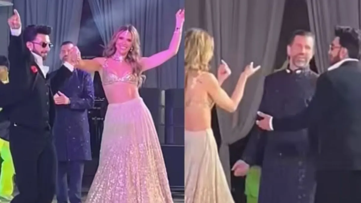 Ranveer Singh ਨਾਲ ਡੋਨਾਲਡ ਟਰੰਪ ਦੇ ਪੁੱਤਰ ਨੇ ਕੀਤਾ ਡਾਂਸ, ਕਰੋੜਪਤੀ ਜੋੜੇ ਦੇ ਵਿਆਹ 'ਚ ਪ੍ਰੇਮਿਕਾ ਨਾਲ ਲਾਏ ਠੁਮਕੇ; Watch Video