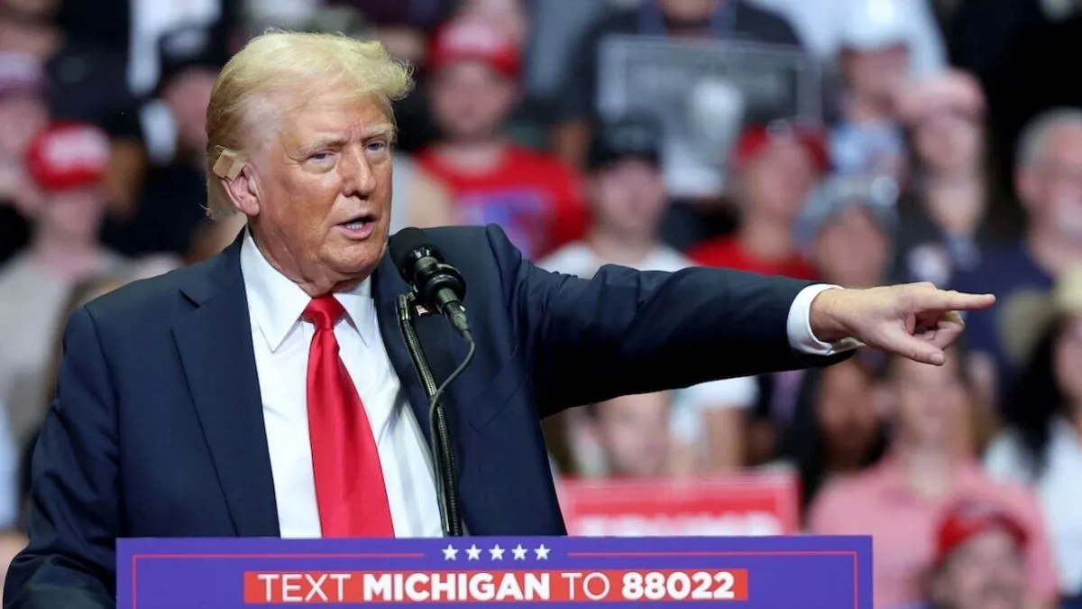 ਮਹਿੰਗਾਈ ਘਟਾਉਣ ਲਈ ਹੋਣੀ ਸੀ ਟਰੰਪ ਦੀ ਰੈਲੀ, ਪਰ ਹੋਣ ਲੱਗੀ ਮੇਲਾਨੀਆ ਦੇ ਅੰਡਰਗਾਰਮੈਂਟਸ ਦੀ ਗੱਲ; ਲੋਕ ਰਹਿ ਗਏ ਹੈਰਾਨ