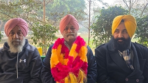 ਐੱਨਆਰਆਈ ਹਰਭਜਨ ਸਿੰਘ ਮਠਾੜੂ ਦਾ ਕੀਤਾ ਸਵਾਗਤ