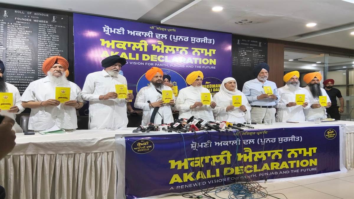 ਗਿਆਨੀ ਹਰਪ੍ਰੀਤ ਸਿੰਘ ਦਾ ਵੱਡਾ ਐਲਾਨ: ਪਾਰਟੀ 'ਚ 40% ਨੌਜਵਾਨਾਂ ਤੇ 35% ਔਰਤਾਂ ਨੂੰ ਮਿਲੇਗੀ ਨੁਮਾਇੰਦਗੀ