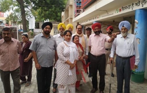 Assistant Commissioner reviewed development work Guru Nanak District Library
