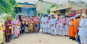 ਮੁੱਖ ਮੰਤਰੀ ਤੀਰਥ ਯਾਤਰਾ ਤਹਿਤ ਤਿੰਨ ਬੱਸਾਂ ਸ੍ਰੀ ਅੰਮ੍ਰਿਤਸਰ ਸਾਹਿਬ ਲਈ ਰਵਾਨਾ