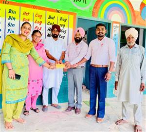 ਸਰਕਾਰੀ ਪ੍ਰਾਇਮਰੀ ਸਕੂਲ ਬਰਨ ਨੂੰ ਜਸਕਰਨ ਸਿੰਘ ਕਨੈਡਾ ਵੱਲੋਂ ਜਨਮ ਦਿਨ ’ਤੇ 5100 ਰੁਪਏ ਭੇਟ ਕੀਤੇ