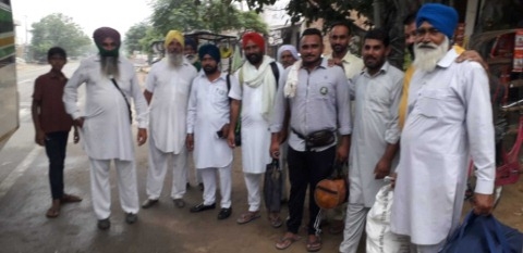 ਪਿੰਡ ਢੱਡੇ ਤੋਂ ਦਿੱਲੀ ਮੋਰਚੇ ਲਈ ਜਥਾ ਰਵਾਨਾ