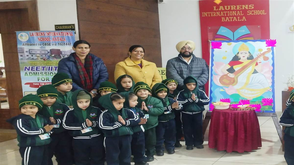 ਲੌਰੈਂਸ ਇੰਟਰਨੈਸ਼ਨਲ ਸਕੂਲ ’ਚ ਬਸੰਤ ਪੰਚਮੀ ਦੀਆਂ ਰੌਣਕਾਂ
