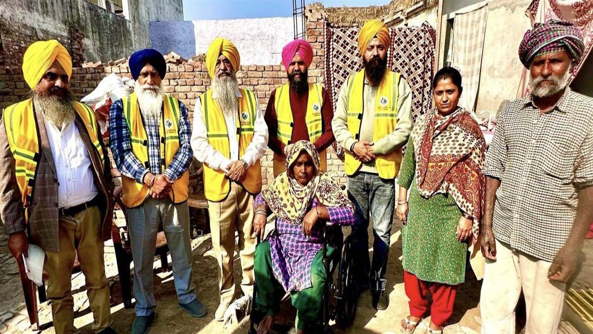 ਮਾਲੀ ਮਦਦ ਦੇ ਨਾਲ-ਨਾਲ ਵ੍ਹੀਲਚੇਅਰ ਮੁਹੱਈਆ ਕਰਵਾਈ