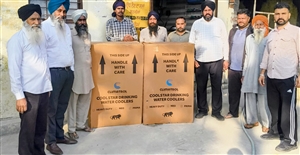 ਦੁੱਧ ਸਭਾ ਨੇ ਵਾਟਰ ਕੂਲਰ ਲਾਏ