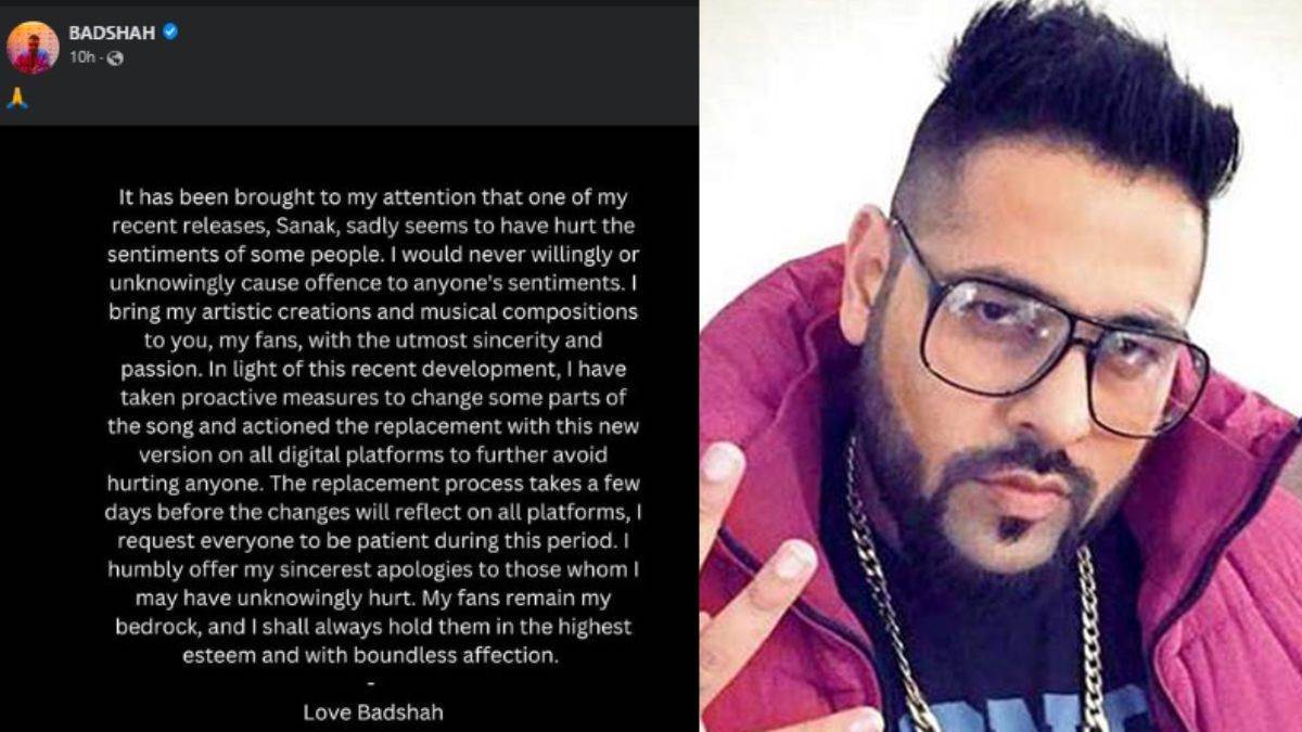 Badshah Apologises For His Song 'Sanak' After Backlash For Using