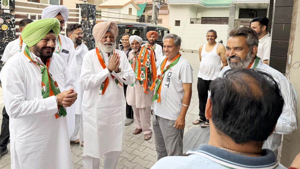 ਕਾਂਗਰਸੀ ਉਮੀਦਵਾਰ ਬਾਗੀ ਸ਼ਰਮਾ ਨੇ ਕੀਤਾ ਚੋਣ ਪ੍ਰਚਾਰ