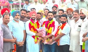 ਚੇਅਰਮੈਨ ਬੂਟਾ ਜਲਾਲ ਦਾ ਭਗਤਾ ਭਾਈ ਪੁੱਜਣ ’ਤੇ ਸਵਾਗਤ
