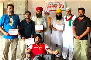 ਪਿੰਡ ਸਹਿਜਪੁਰ ਕਲਾਂ ਵਿਚ ਮਨੁੱਖਤਾ ਦੇ ਭਲੇ ਲਈ 50 ਯੂਨਿਟ ਖੂਨਦਾਨ