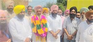 ਸਮਾਗ ’ਚ ਨਵ ਨਿਯੁਕਤ ਚੇਅਰਮੈਨ ਤੇ ਬੋਰਡ ਦੇ ਮੈਂਬਰਾਂ ਦਾ ਸਨਮਾਨ