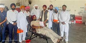 ਪ੍ਰਧਾਨ ਮੰਤਰੀ ਮੋਦੀ ਦੇ ਜਨਮ ਦਿਨ ਮੌਕੇ ਲਾਇਆ ਖੂਨਦਾਨ ਕੈਂਪ