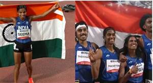 Asian Games 2026: ਐਥਲੈਟਿਕਸ ’ਚ ਭਾਰਤ ਨੂੰ ਮਿਲੀ ਦੂਹਰੀ ਸਫਲਤਾ,ਸੀਮਾ ਨੇ ਖਤਮ ਕੀਤਾ 16 ਸਾਲ ਦਾ ਸੋਕਾ ਤਾਂ ਰਿਲੇਅ ਟੀਮ ਨੇ ਜਿੱਤਿਆ ਸਿਲਵਰ ਮੈਡਲ