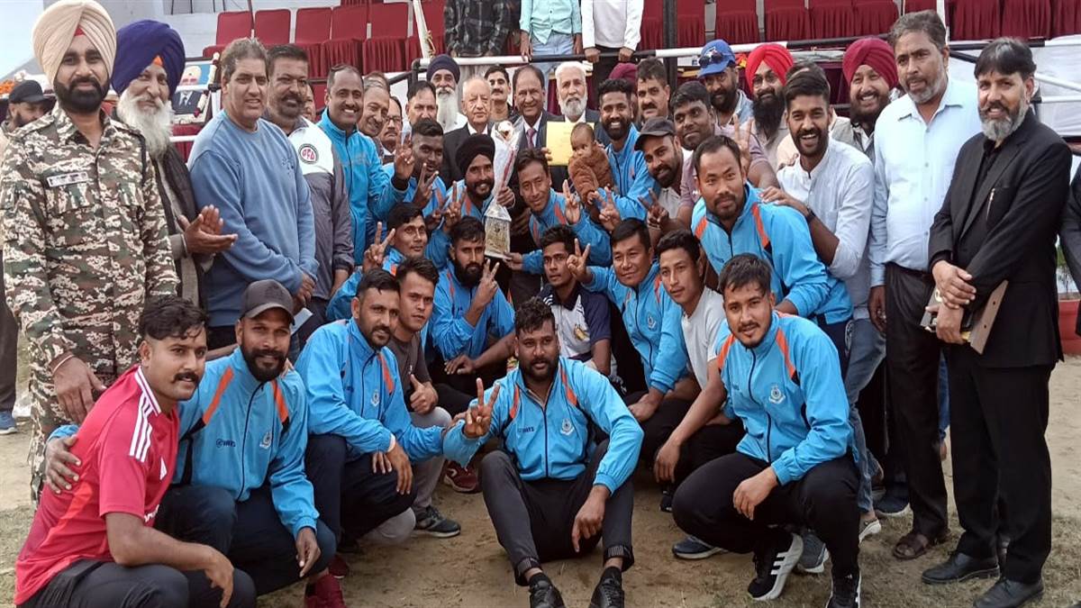 ਸੀਆਰਪੀਐੱਫ ਜਲੰਧਰ ਨੇ ਜਿੱਤੀ ਬਾਸੀ ਮੈਮੋਰੀਅਲ ਟਰਾਫੀ