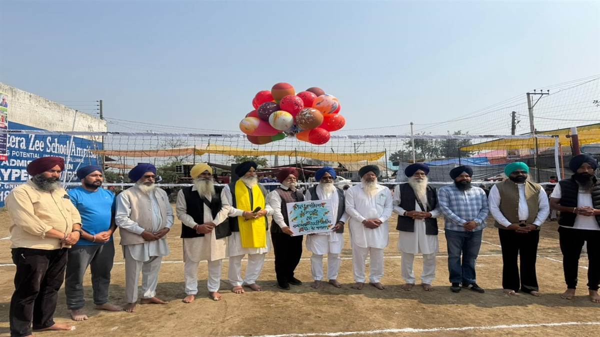 ਦੋ ਦਿਨਾਂ ਵਾਲੀਬਾਲ ਟੂਰਨਾਮੈਂਟ ਦਾ ਕੀਤਾ ਆਗ਼ਾਜ਼