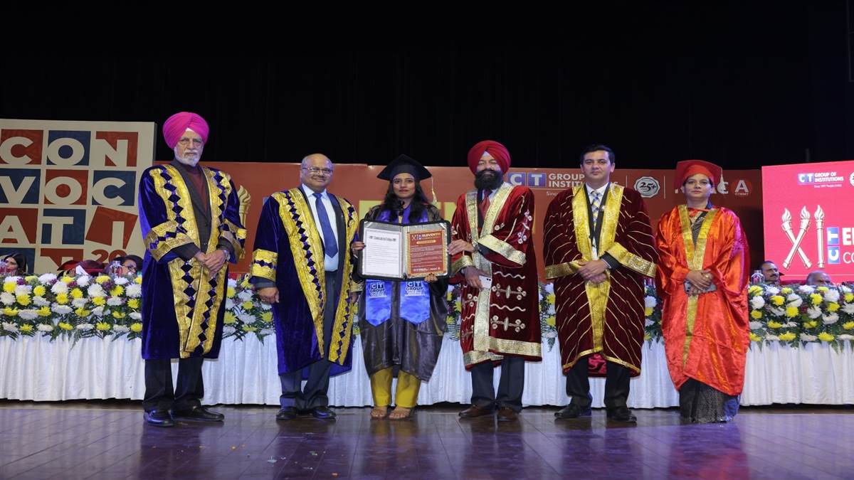 ਸੀ.ਟੀ. ਗਰੁੱਪ ਦੇ 1000 ਤੋਂ ਵੱਧ ਵਿਦਿਆਰਥੀਆਂ ਨੂੰ ਵੰਡੀਆਂ ਡਿਗਰੀ