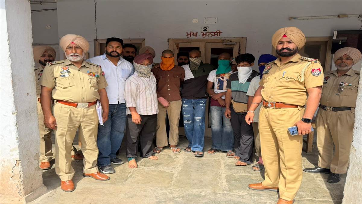 ਚੋਰੀ ਦੇ ਦੋ ਮੋਟਰਸਾਈਕਲਾਂ ਸਮੇਤ ਚੋਰ ਗਿਰੋਹ ਦੇ 6 ਮੈਂਬਰ ਕਾਬੂ