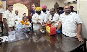 ਨਗਰ ਕੌਂਸਲ ਪ੍ਰਧਾਨ ਤੇ ਉੱਪ ਪ੍ਰਧਾਨ ਦੀ ਹੋਈ ਤਾਜ਼ਪੋਸ਼ੀ