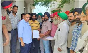 ਭਾਰਤੀ ਕਿਸਾਨ ਯੂਨੀਅਨ ਵੱਲੋਂ ਐੱਸਡੀਐੱਮ ਨੂੰ ਮੰਗ ਪੱਤਰ