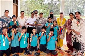 ਬਲਾਕ ਪੱਧਰੀ ਖੇਡਾਂ ’ਚ ਕੈਂਬ੍ਰਿਜ ਅਰਥ ਸਕੂਲ ਨੇ ਜਿੱਤੇ ਗੋਲਡ ਮੈਡਲ