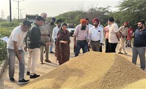 ਡਿਪਟੀ ਕਮਿਸ਼ਨਰ ਨਵਜੋਤ ਕੌਰ ਵੱਲੋਂ ਬੁਢਲਾਡਾ ਵਿਖੇ ਅਨਾਜ ਮੰਡੀਆਂ ਦਾ ਦੌਰਾ