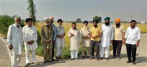 ਨਲੀਨਾ ਖੁਰਦ ਵਿਖੇ ਸੂਆ ਟੁੱਟਣ ਕਾਰਨ ਸਾਢੇ 12 ਏਕੜ ਝੋਨੇ ਦੀ ਫ਼ਸਲ ਖ਼ਰਾਬ