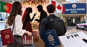 ਪੁਰਤਗਾਲ ਤੋਂ ਆਈ ਕੁੜੀ ਤੇ ਕੈਨੇਡਾ ਤੋਂ ਆਇਆ ਨੌਜਵਾਨ, ਵਿਆਹ ਦੇ ਅਗਲੇ ਦਿਨ ਹੀ ਕੱਦ ਨੂੰ ਲੈ ਕੇ ਵਿਗੜੀ ਗੱਲ; ਮੋਹਾਲੀ NRI ਥਾਣੇ 'ਚ FIR