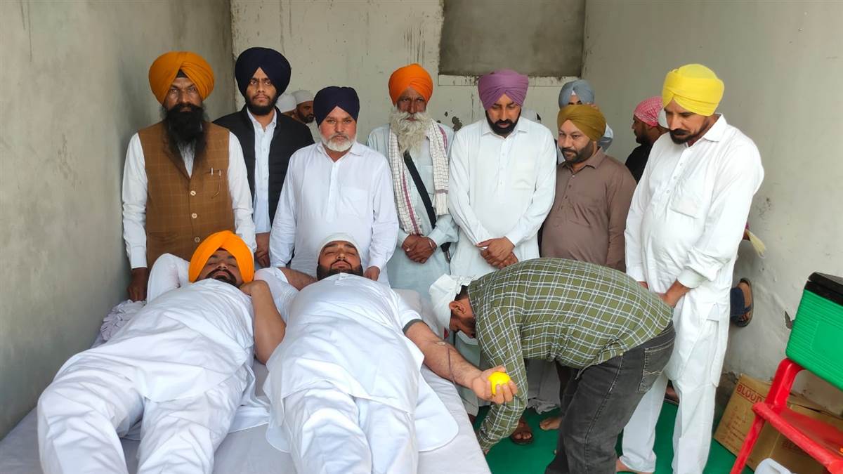 ਮਾਤਾ ਮਲਕੀਤ ਕੌਰ ਦੀ ਅੰਤਿਮ ਅਰਦਾਸ ਮੌਕੇ ਖ਼ੂਨਦਾਨ ਕੈਂਪ ਲਾਇਆ