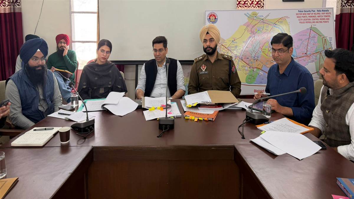 ਡਿਪਟੀ ਕਮਿਸ਼ਨਰ ਤੇ ਐੱਸਐੱਸਪੀ ਨੇ ਪ੍ਰਬੰਧਾਂ ਦੀ ਕੀਤੀ ਸਮੀਖਿਆ