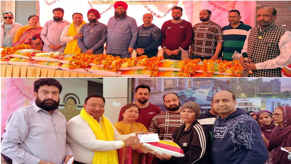 50 ਲੋੜਵੰਦ ਔਰਤਾਂ ਨੂੰ ਪੈਨਸ਼ਨ ਤੇ ਰਾਸ਼ਨ ਵੰਡਿਆ