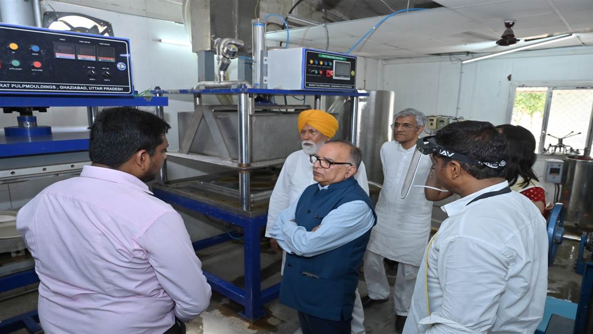 ਸੀਯੂਪੀ ਆਰਡੀਐੱਫ ਇਨਕਿਊਬੇਟਰ ਤੇ ਪਰਾਲੀ ਤੋਂ ਬਣੇ ਡਿਸਪੋਜ਼ੇਬਲ ਟੇਬਲਵੇਅਰ ਦੀ ਸੁਵਿਧਾ ਸ਼ੁਰੂ