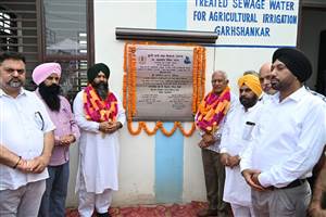 ਐਸਟੀਪੀ ਦੇ ਸੋਧੇ ਪਾਣੀ ਦੀ ਖੇਤੀਬਾੜੀ ਸਿੰਚਾਈ ’ਚ ਹੋਵੇਗੀ ਵਰਤੋਂ : ਕੈਬਨਿਟ ਮੰਤਰੀ ਗੋਇਲ