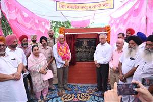 ਮੰਤਰੀ ਗੋਇਲ ਵੱਲੋਂ ਬੰਗਾ ਦੇ 55 ਪਿੰਡਾਂ ਲਈ 14 ਕਰੋੜ ਰੁਪਏ ਦਾ ਸਿੰਚਾਈ ਪ੍ਰੋਜੈਕਟ ਦਾ ਉਦਘਾਟਨ
