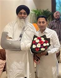 ਹਰਦੀਪ ਸਿੰਘ ਨੇ ਸੁਖਬੀਰ ਸਿੰਘ ਬਾਦਲ ਨਾਲ ਪੁੱਛਿਆ ਹਾਲ-ਚਾਲ