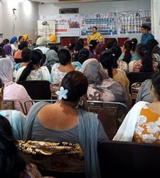 ਸਮਰਾਲਾ ’ਚ ਪੇਂਡੂ ਆਬਾਦੀ ਨੂੰ ਐੱਚਆਈਵੀ ਸਬੰਧੀ ਜਾਗਰੂਕ ਟ੍ਰੇਨਿੰਗ ਪ੍ਰੋਗਰਾਮ ਕਰਵਾਇਆ