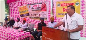 ਟਿੱਬਾ ਸਹਿਕਾਰੀ ਸਭਾ ਵਿਖੇ ਪਰਾਲੀ ਸਾੜਨ ਵਿਰੁੱਧ ਜਾਗਰੂਕਤਾ ਕੈਂਪ