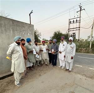 ਮਾਨ ਦੇ ਮੁਨਾਫ਼ੇ ਪ੍ਰੋਗਰਾਮ ਤਹਿਤ ਹਿੰਮਤ ਸਿੰਘ ਕੁੱਤੀਵਾਲ ਵੱਲੋਂ ਮੌੜ ਹਲਕੇ ਦੇ ਪਿੰਡਾਂ 'ਚ ਡੋਰ-ਟੂ-ਡੋਰ ਮੁਹਿੰਮ