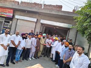 ਕਾਲਾ ਸੰਘਿਆਂ ਵਿਖੇ ਹਲਕਾ ਇੰਚਾਰਜ ਹੰਸਪਾਲ ਦਾ ਕੀਤਾ ਸਵਾਗਤ