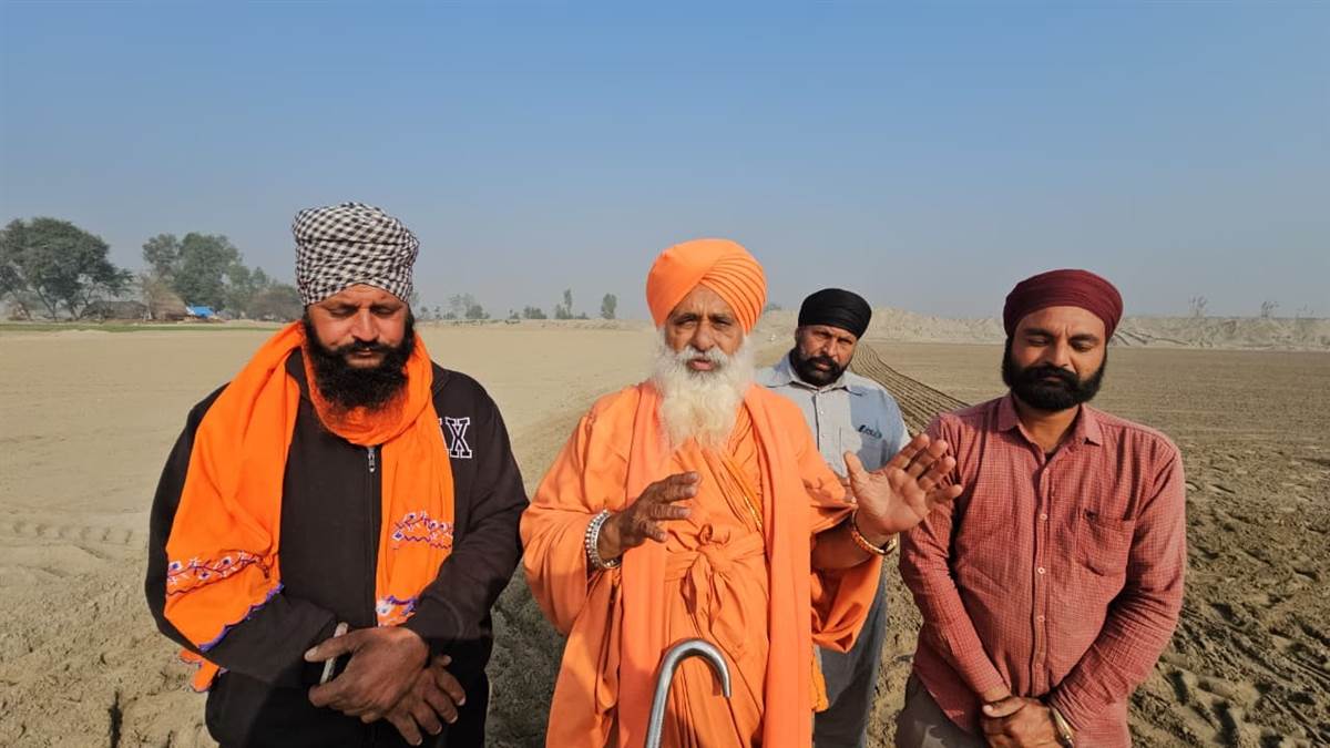 ਹੜ੍ਹ ਪ੍ਰਭਾਵਿਤ ਮੰਡ ਇਲਾਕੇ ’ਚ ਬੀਜੀ ਗਈ ਕਣਕ