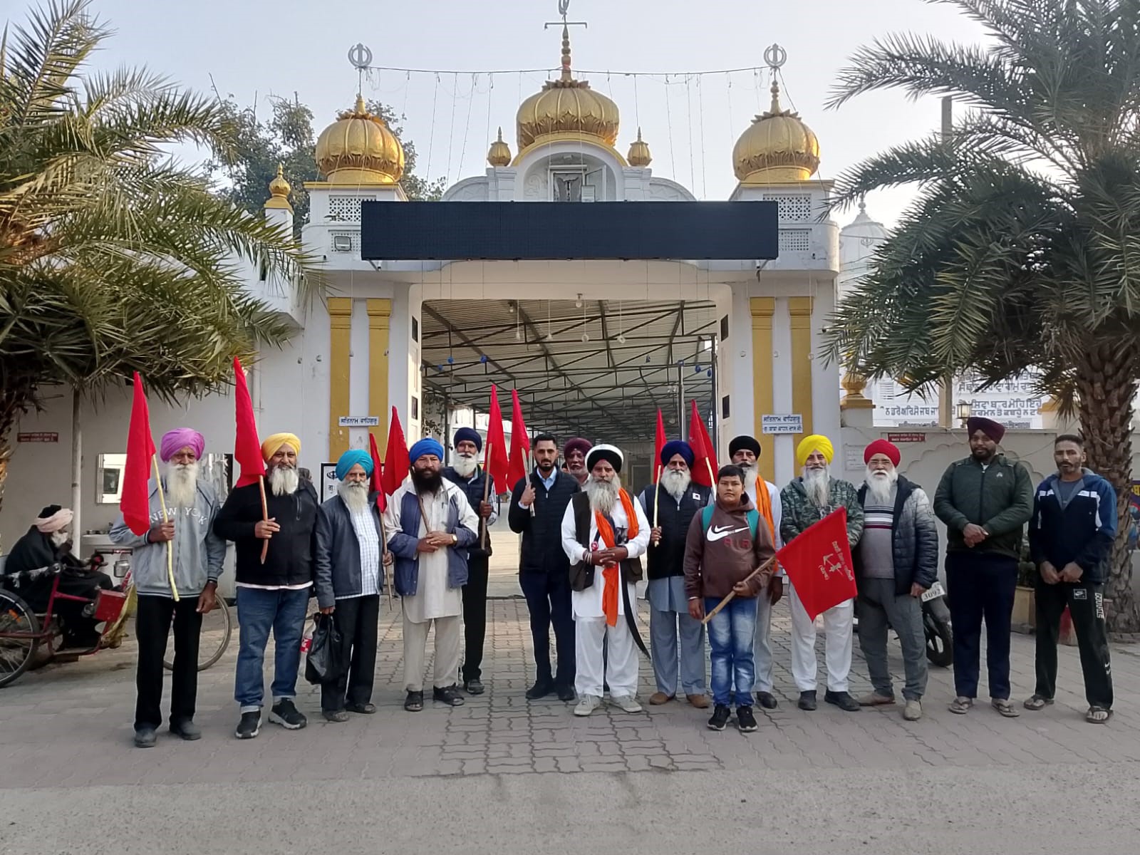 ਕਿਰਤੀ ਕਿਸਾਨ ਯੂਨੀਅਨ ਪੰਜਾਬ ਦਾ ਜਥਾ ਰਵਾਨਾ