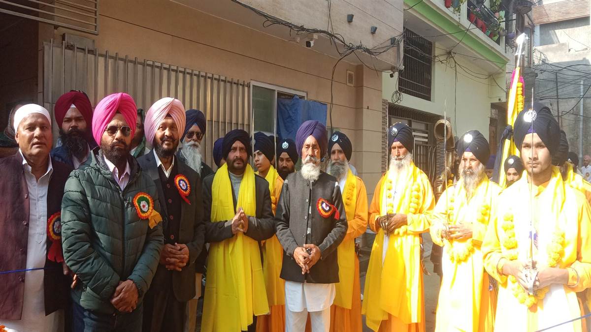 ਪ੍ਰਕਾਸ਼ ਪੁਰਬ ਮੌਕੇ ਸਜਾਇਆ ਨਗਰ ਕੀਰਤਨ